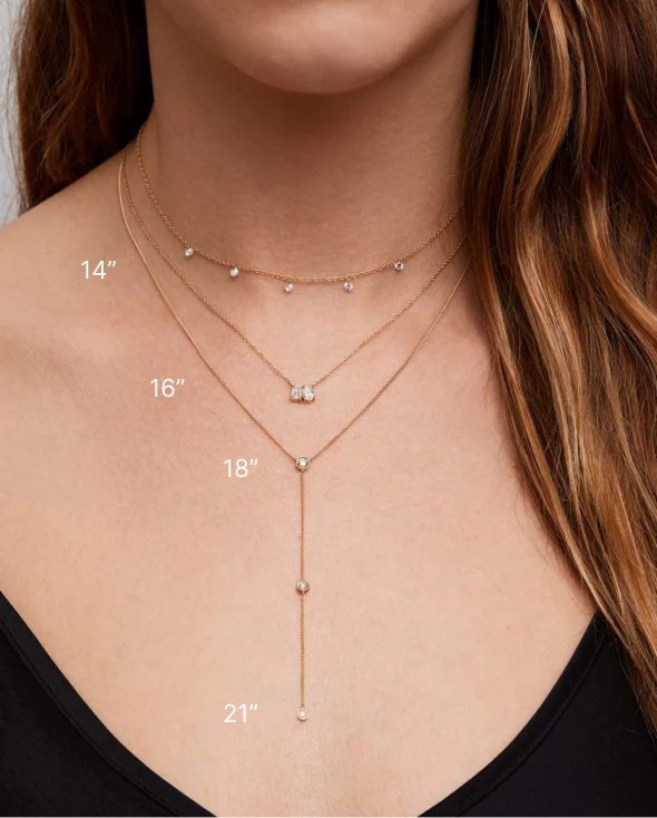 Necklace Length Guide Illustration
