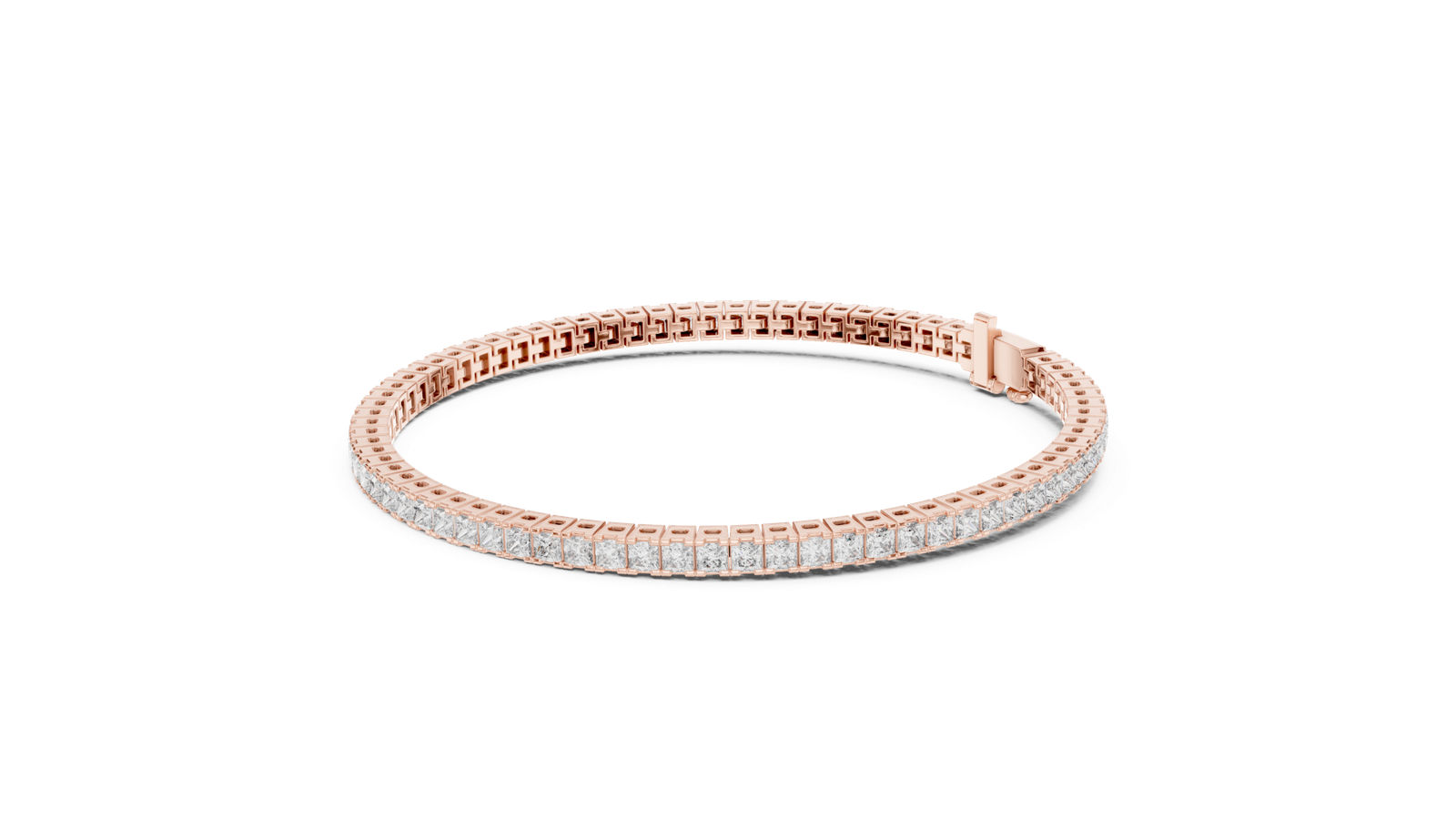 Lumière Princess Cut Diamond Tennis Bracelet