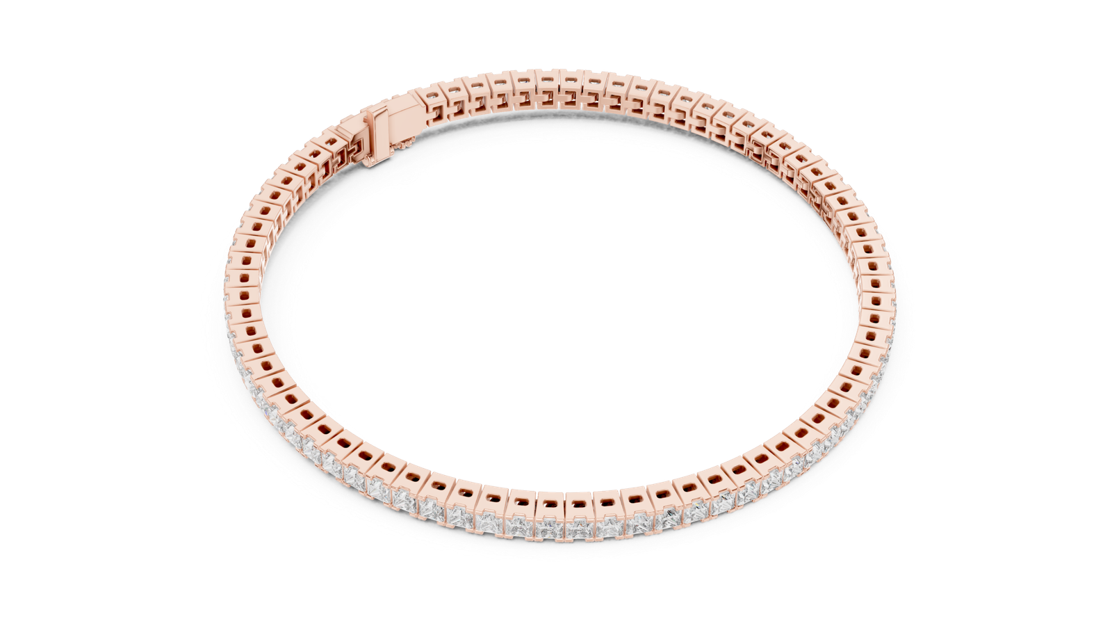 Lumière Princess Cut Diamond Tennis Bracelet