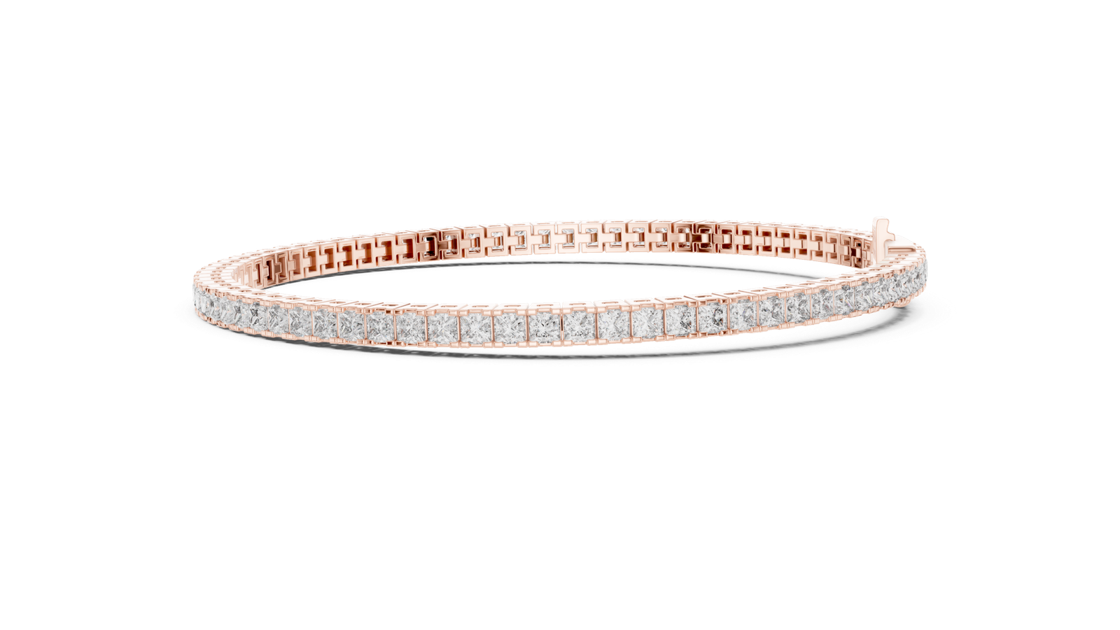 Lumière Princess Cut Diamond Tennis Bracelet