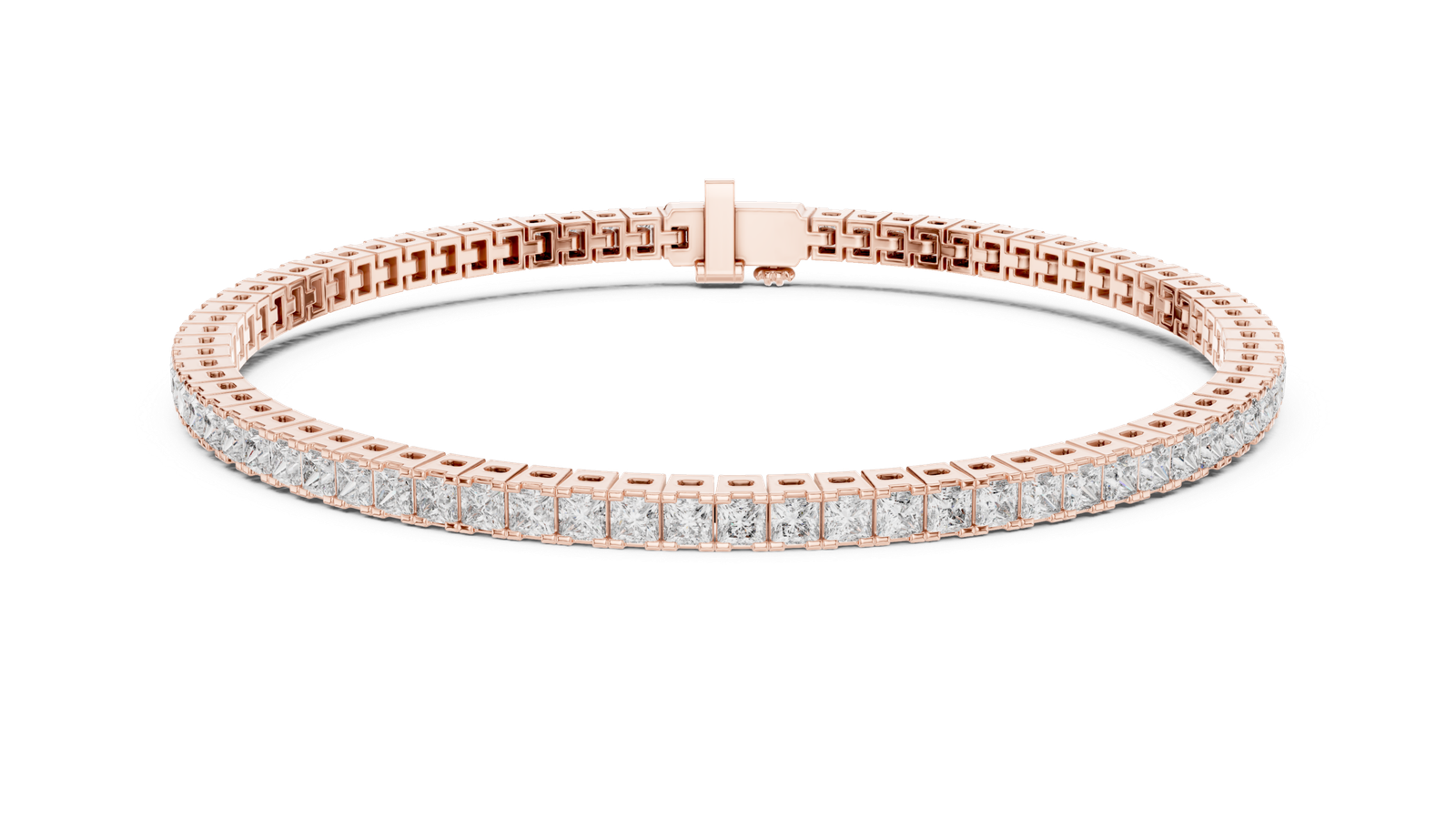 Lumière Princess Cut Diamond Tennis Bracelet