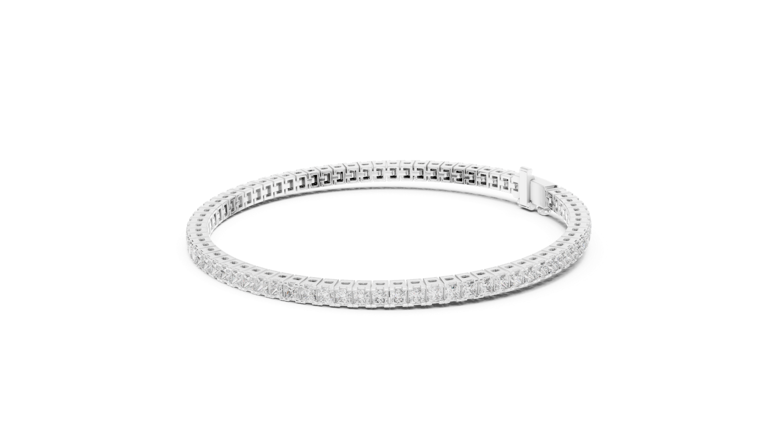 Lumière Princess Cut Diamond Tennis Bracelet