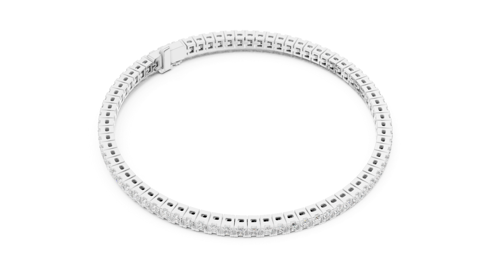 Lumière Princess Cut Diamond Tennis Bracelet