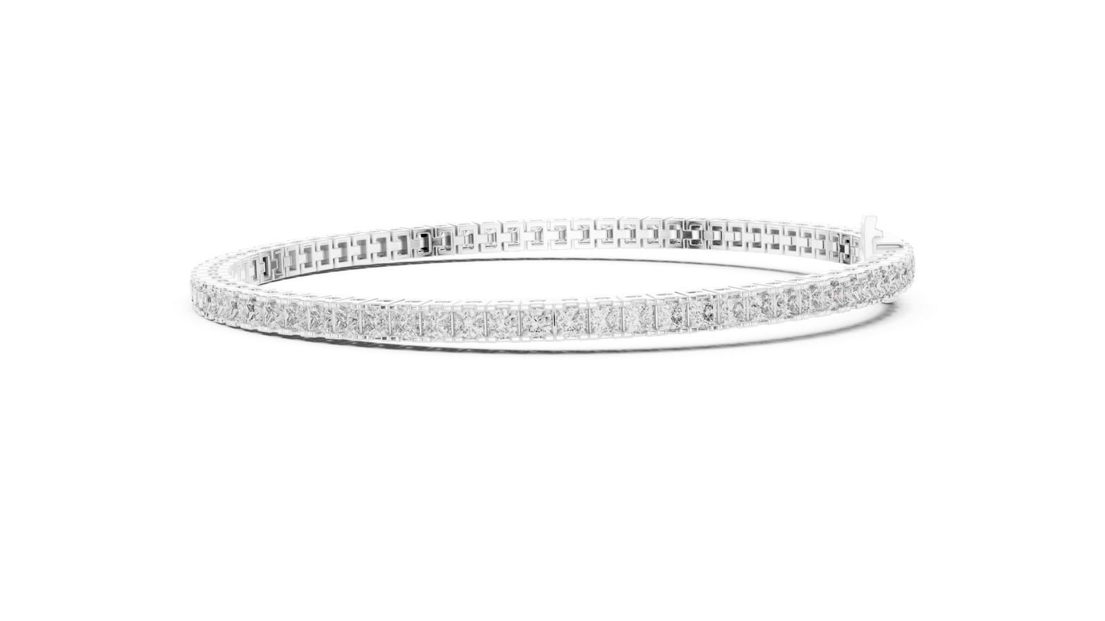 Lumière Princess Cut Diamond Tennis Bracelet