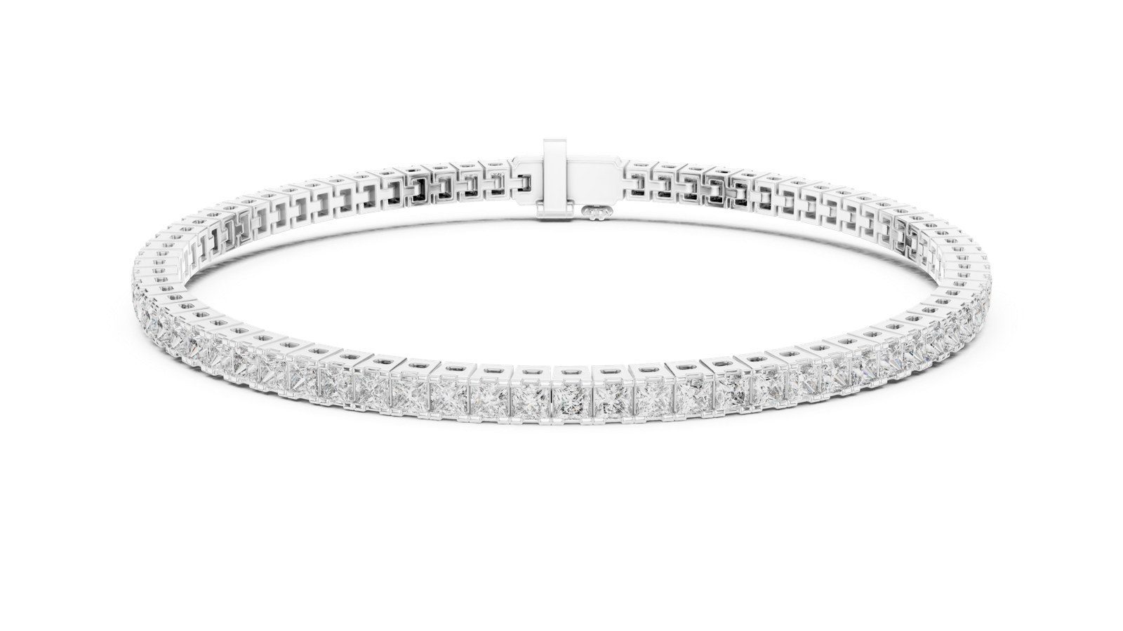 Lumière Princess Cut Diamond Tennis Bracelet