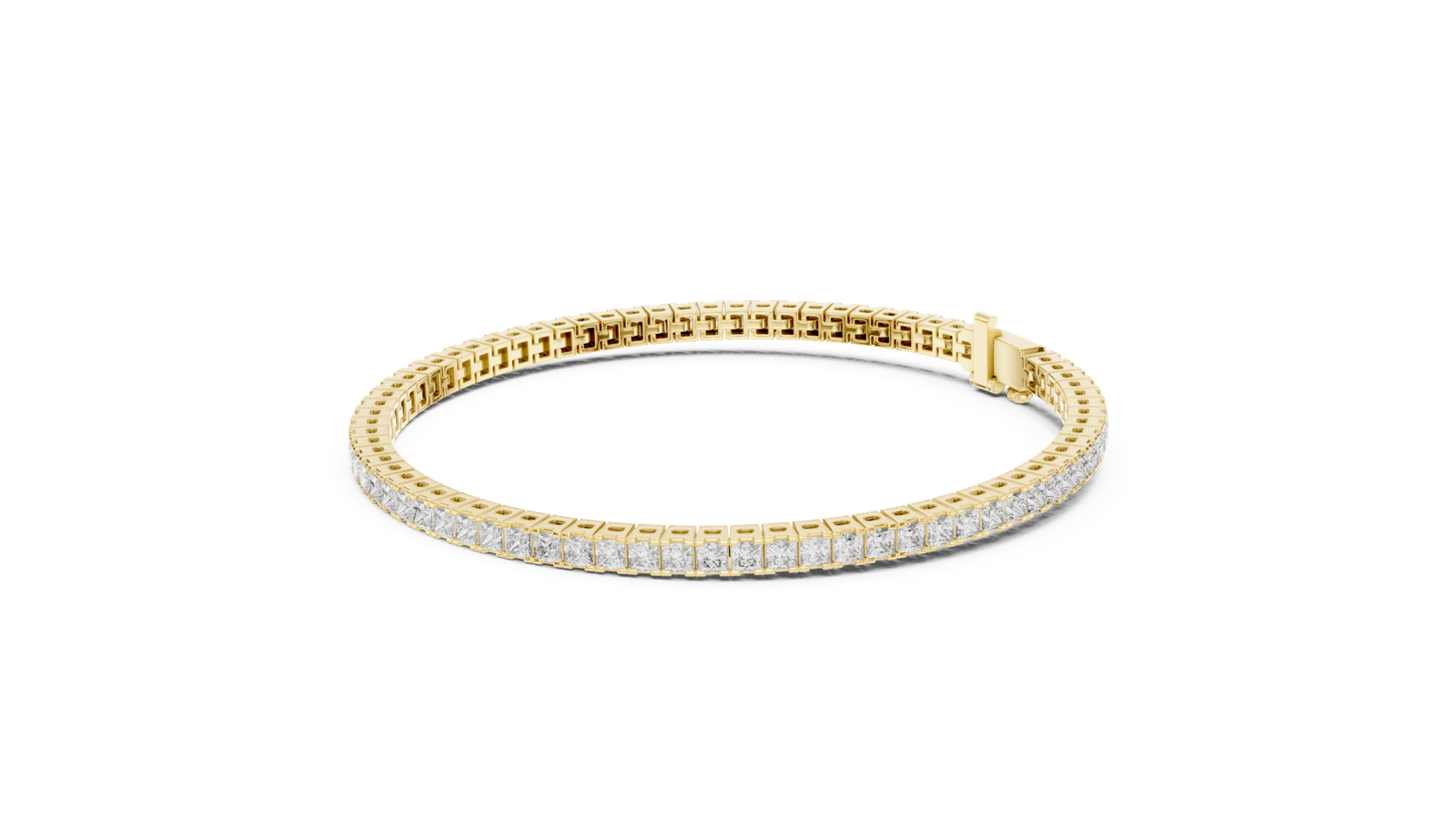 Lumière Princess Cut Diamond Tennis Bracelet