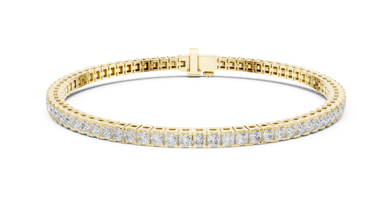 Lumière Princess Cut Diamond Tennis Bracelet