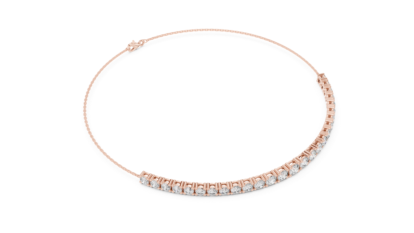 Ligne Graduated Round Diamond Tennis Bracelet