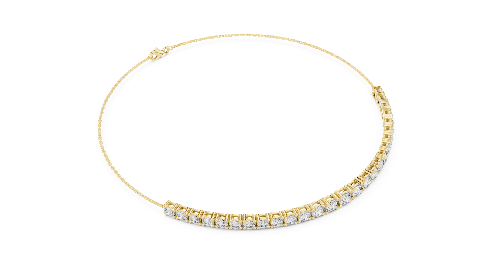 Ligne Graduated Round Diamond Tennis Bracelet