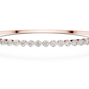 Amour Flex Round Diamond Bangle Bracelet