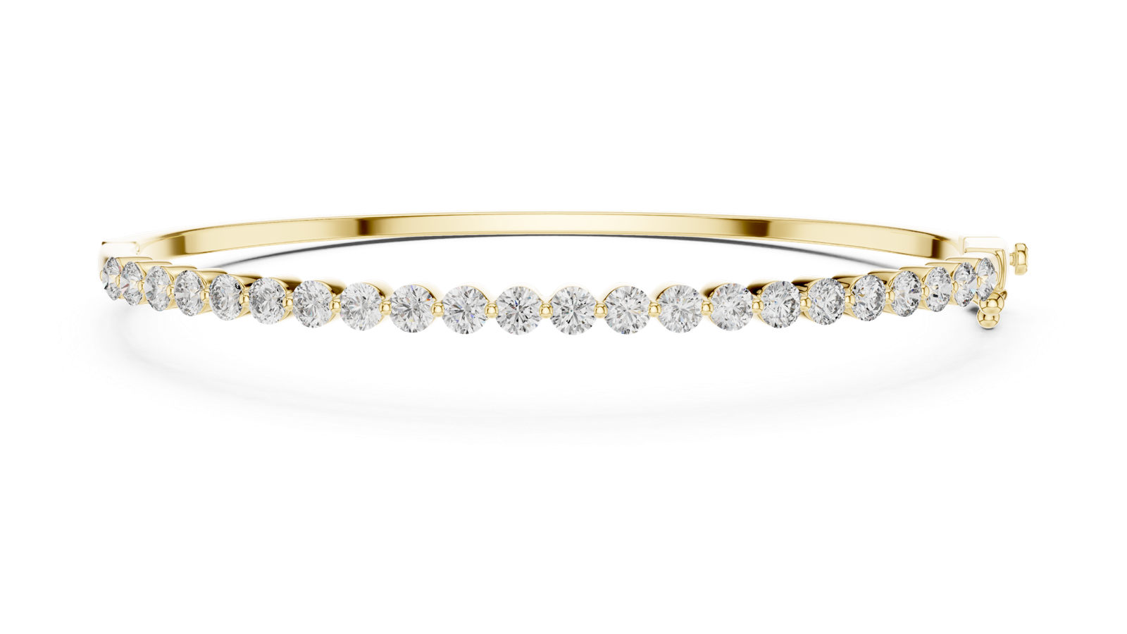 Amour Flex Round Diamond Bangle Bracelet