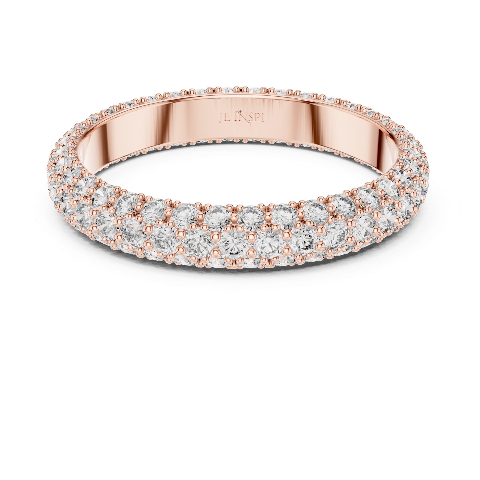Double Row Pavé Band