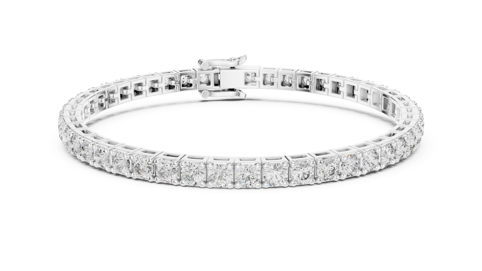 Classic Round Diamond Tennis Bracelet