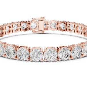 Round Solitaire Tennis Bracelet