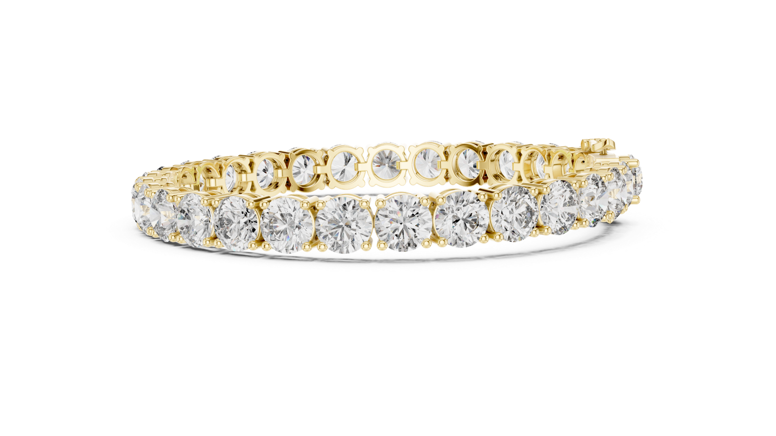 Round Solitaire Tennis Bracelet