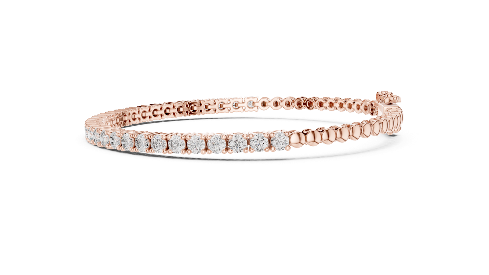 Royal Round Diamond Station Chain Bracelet