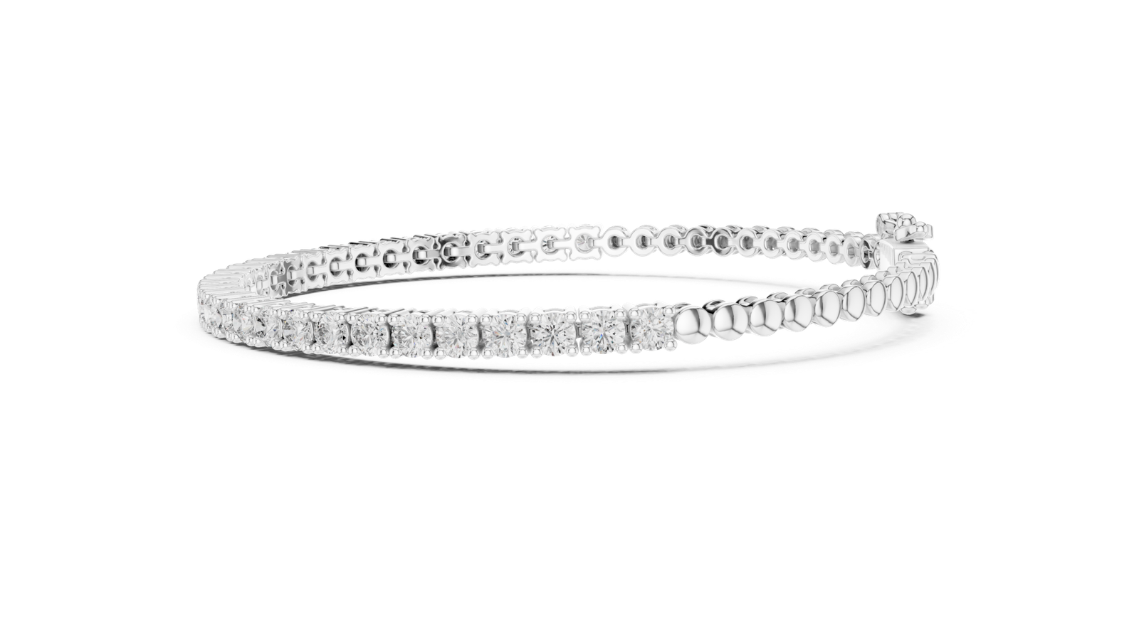Royal Round Diamond Station Chain Bracelet
