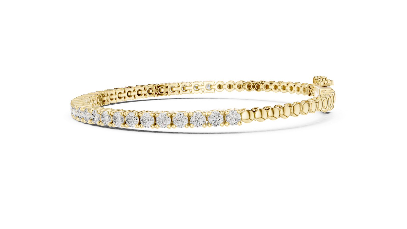 Royal Round Diamond Station Chain Bracelet