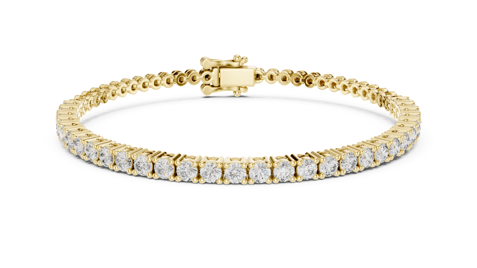 Royal Round Diamond Station Chain Bracelet