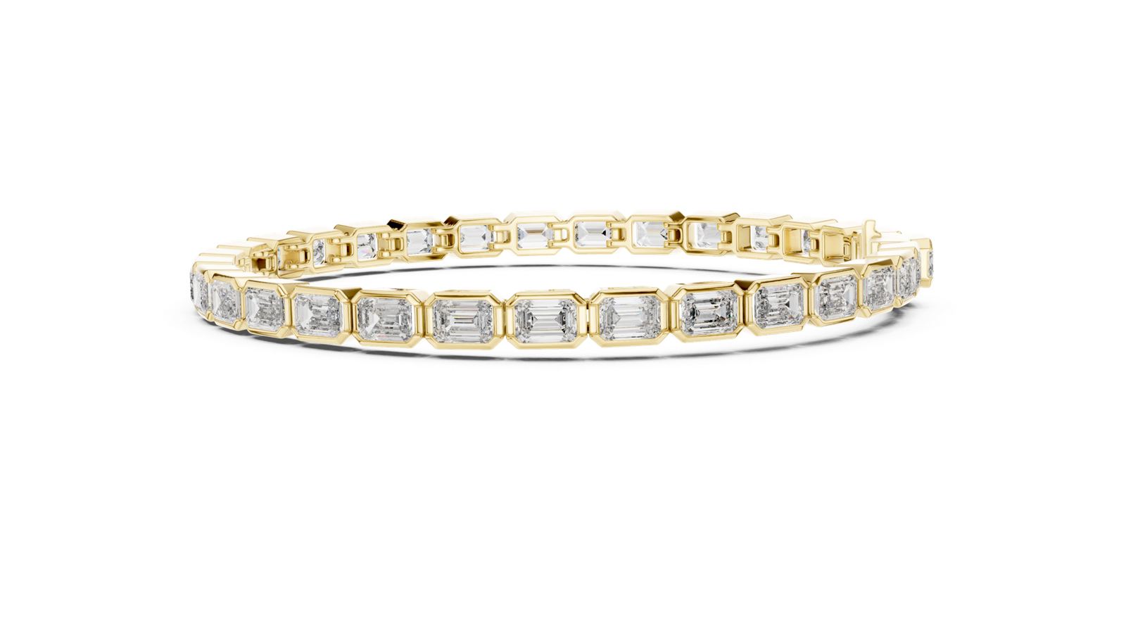 Eternal Emerald Cut Diamond Tennis Bracelet