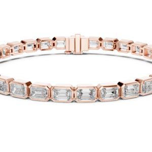 Eternal Emerald Cut Diamond Tennis Bracelet