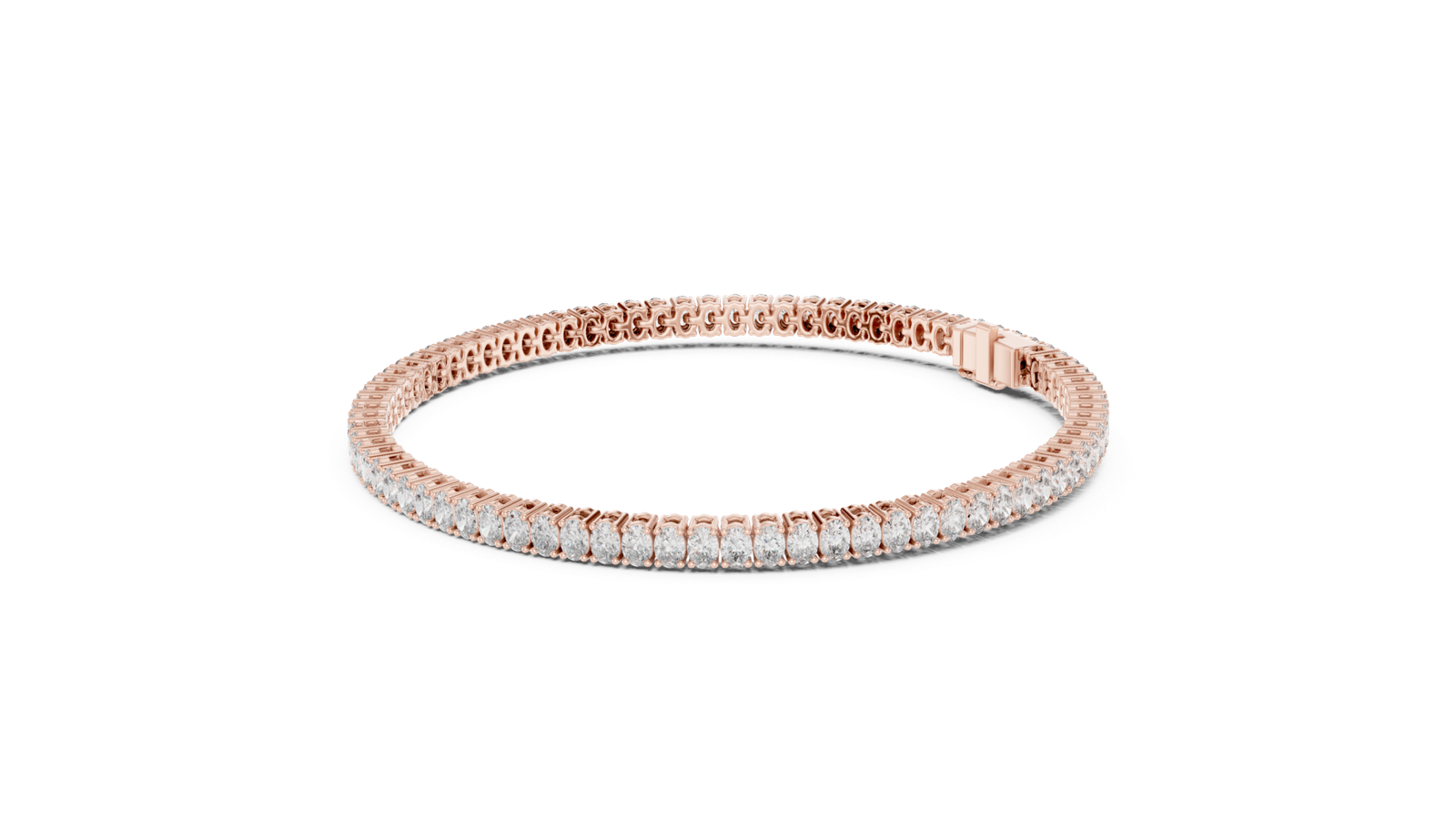 Jardin Celeste Oval Diamond Tennis Bracelet