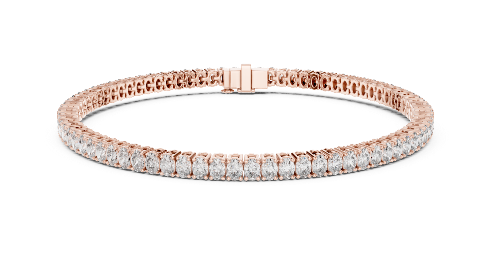 Jardin Celeste Oval Diamond Tennis Bracelet