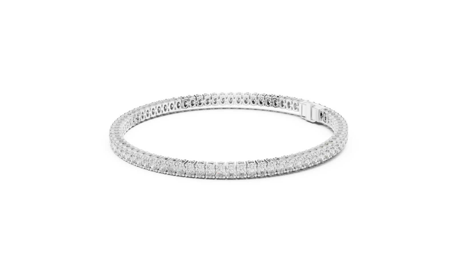 Jardin Celeste Oval Diamond Tennis Bracelet