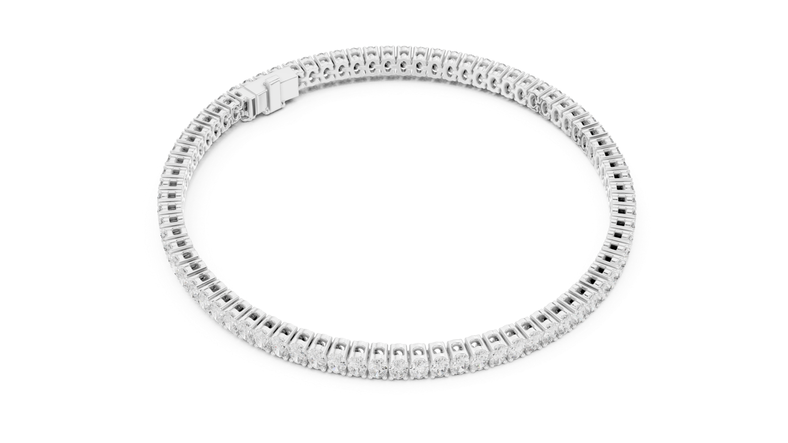 Jardin Celeste Oval Diamond Tennis Bracelet