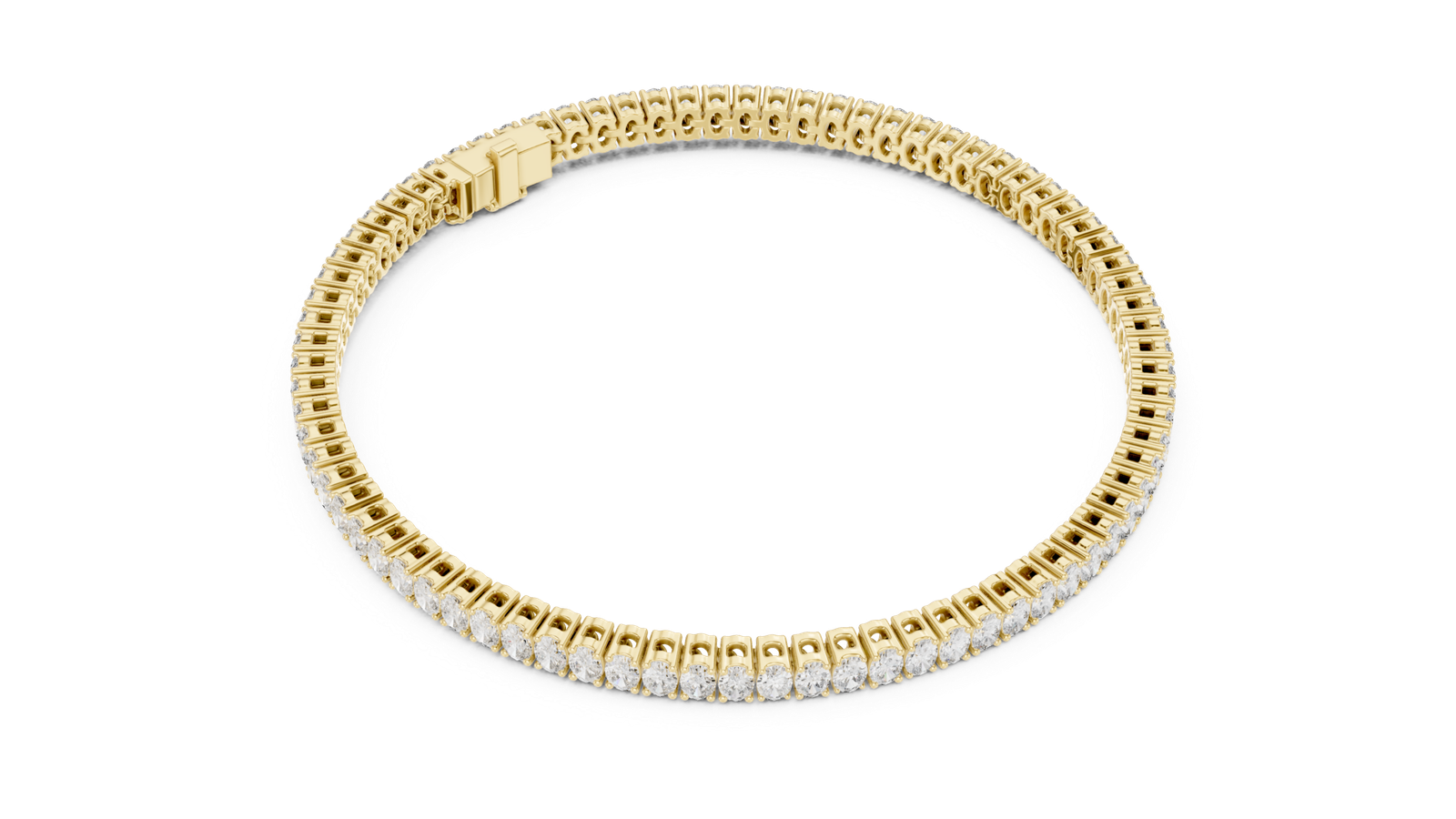 Jardin Celeste Oval Diamond Tennis Bracelet