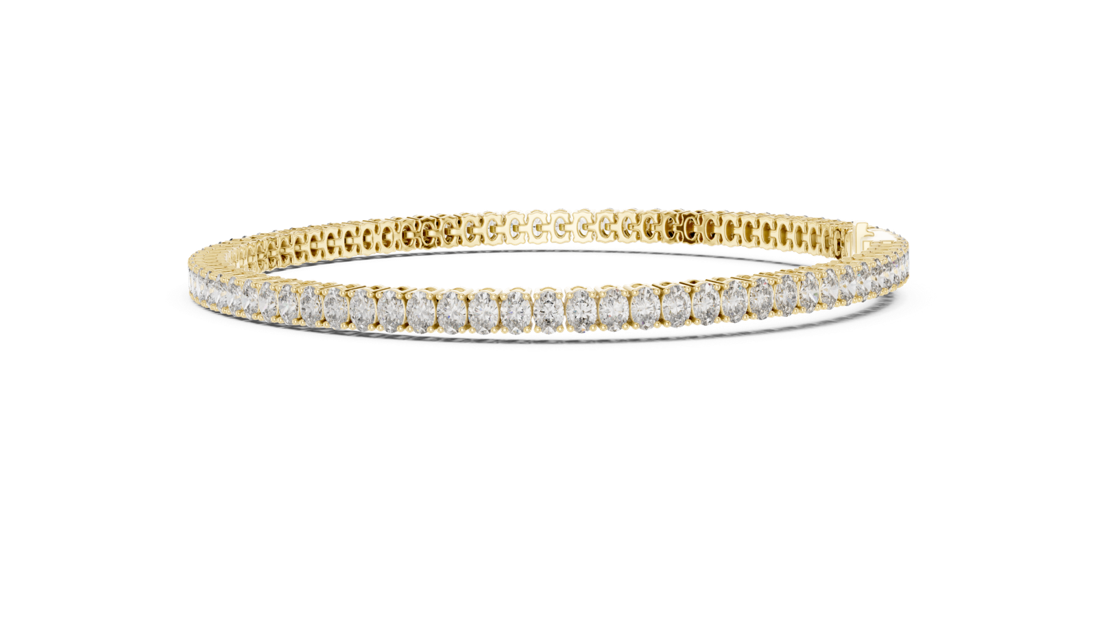 Jardin Celeste Oval Diamond Tennis Bracelet