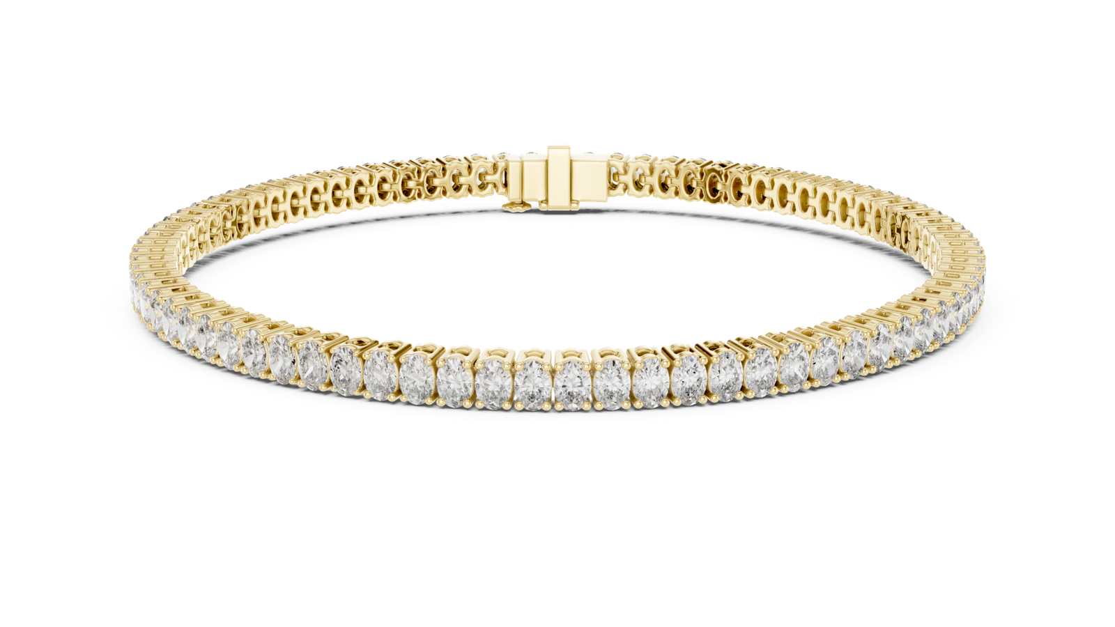 Jardin Celeste Oval Diamond Tennis Bracelet