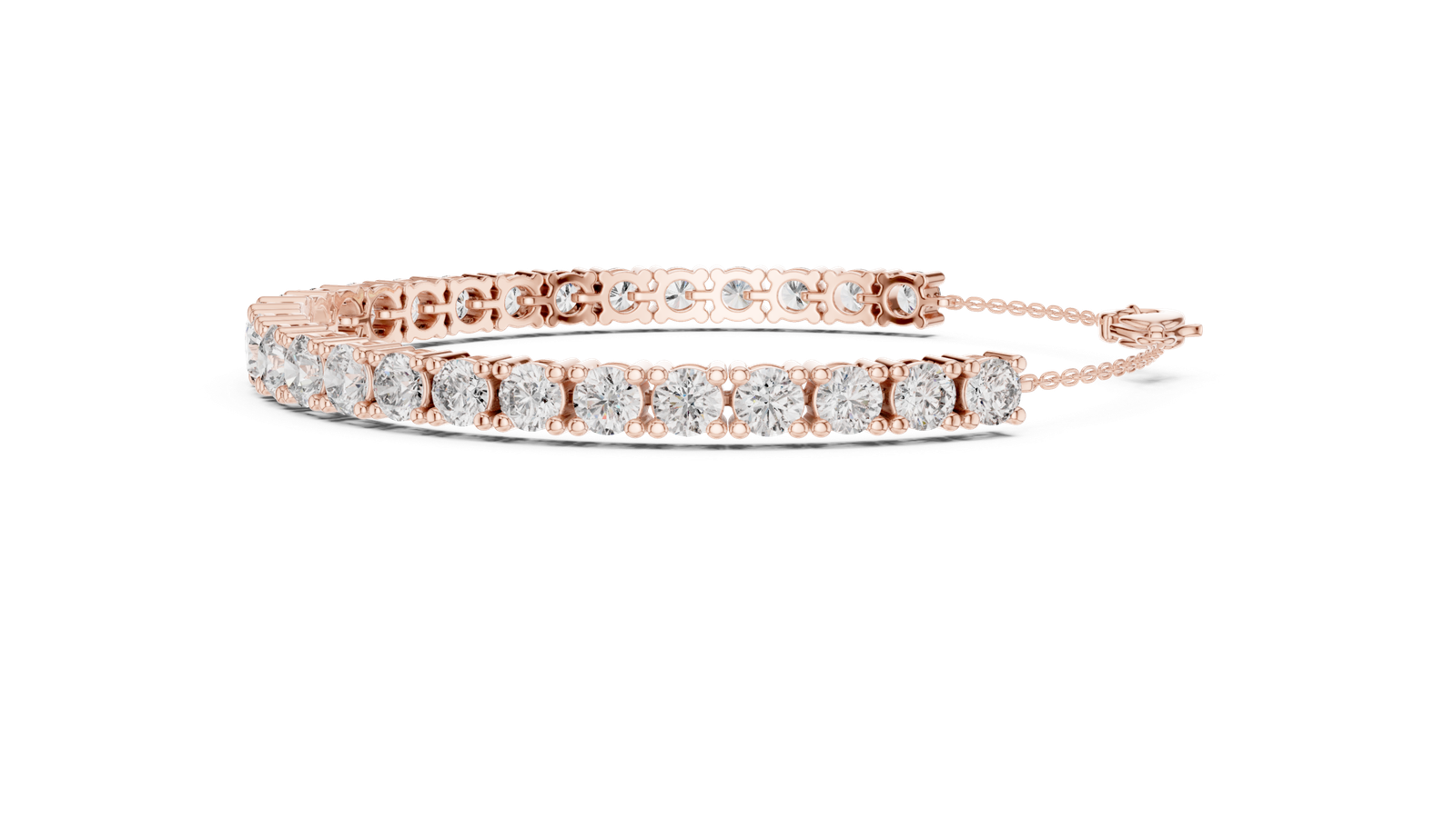 Élysée Graduated Round Diamond Chain Bracelet