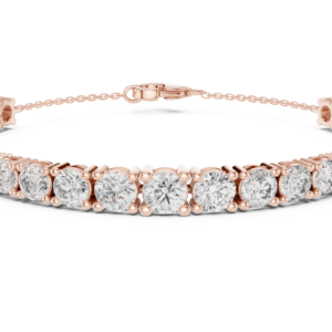 Élysée Graduated Round Diamond Chain Bracelet
