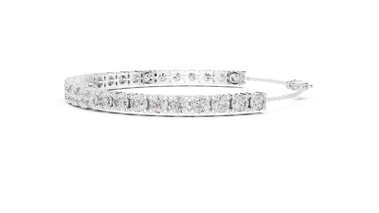 Élysée Graduated Round Diamond Chain Bracelet