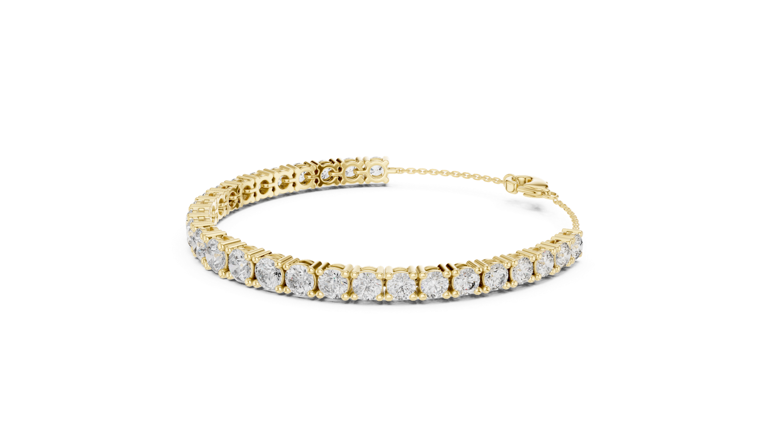 Élysée Graduated Round Diamond Chain Bracelet