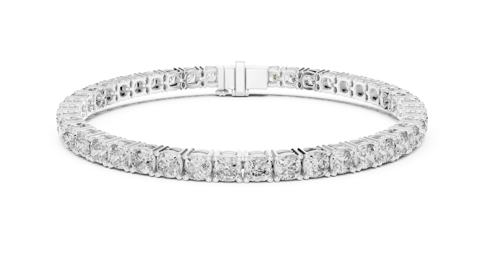 Nocturne Cushion Diamond Tennis Bracelet