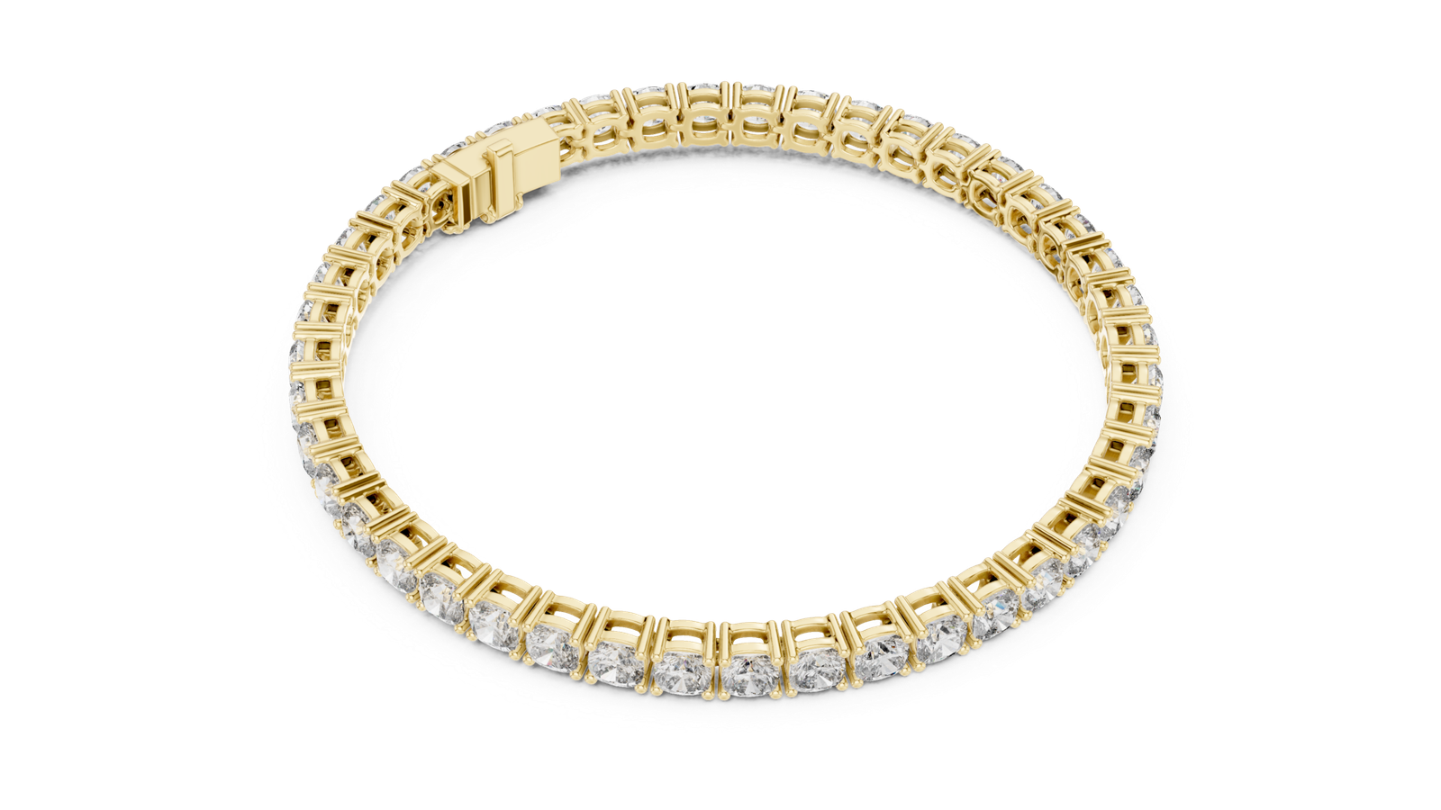 Nocturne Cushion Diamond Tennis Bracelet