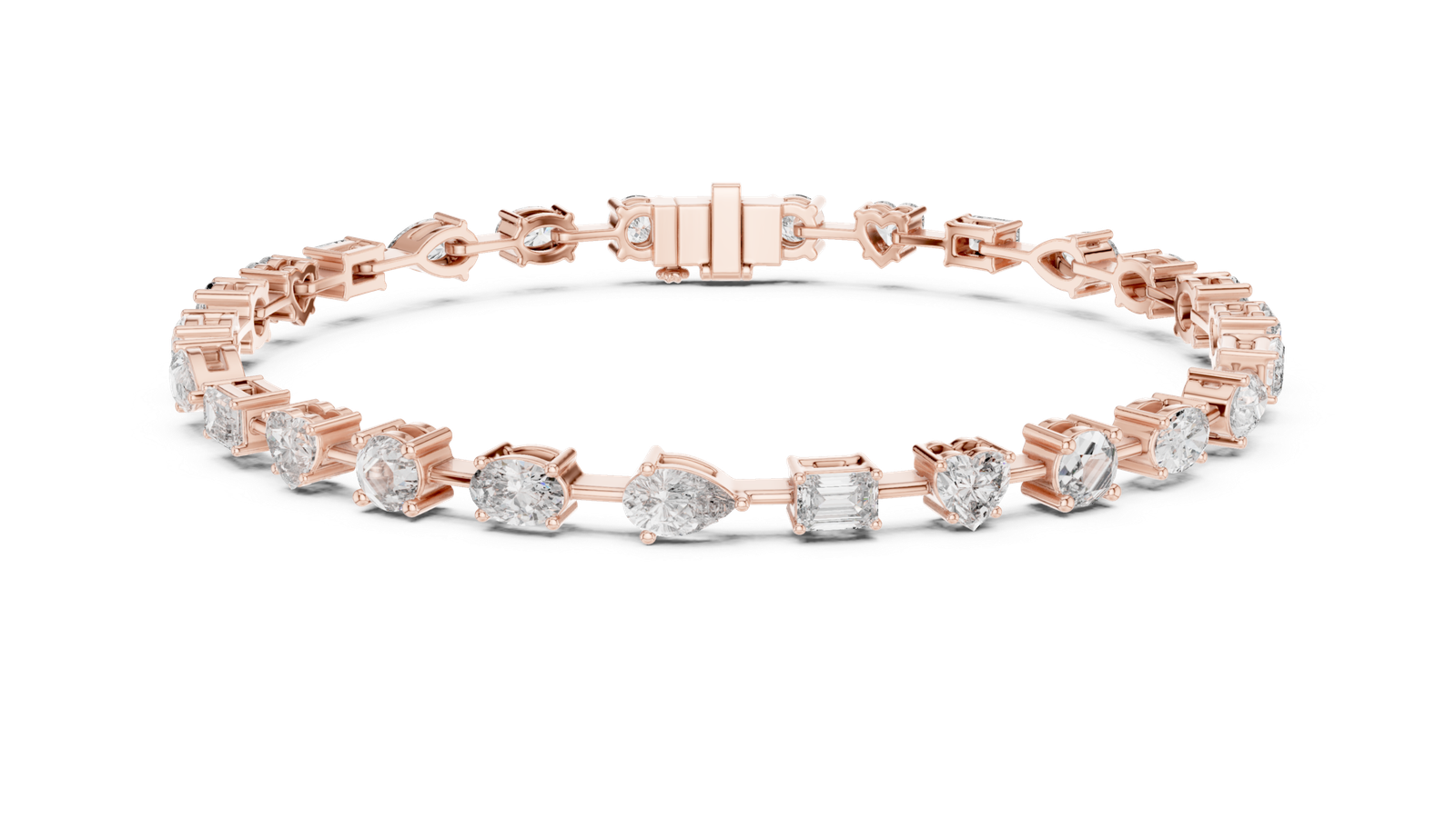 Château Multi Shape Diamond Tennis Bracelet