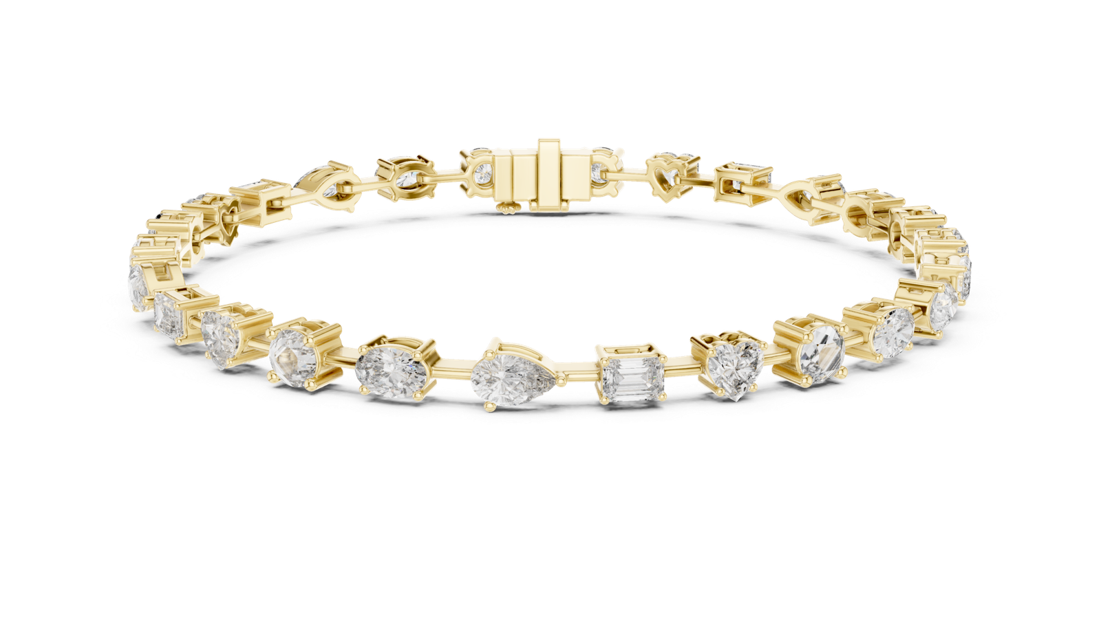Château Multi Shape Diamond Tennis Bracelet