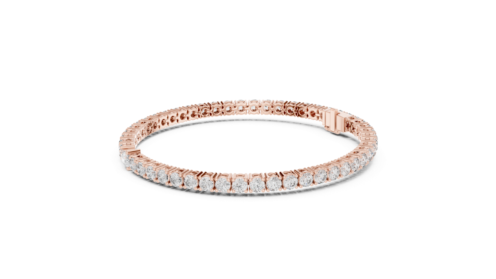 Radiance Pear Centre Round Diamond Tennis Bracelet