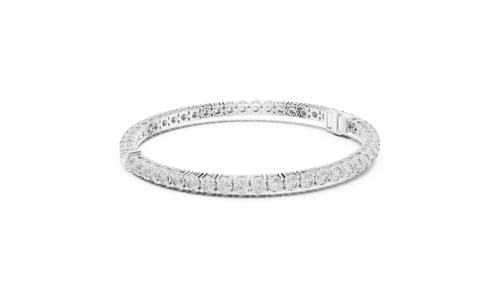 Radiance Pear Centre Round Diamond Tennis Bracelet