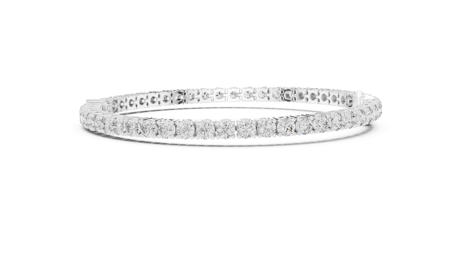 Radiance Pear Centre Round Diamond Tennis Bracelet