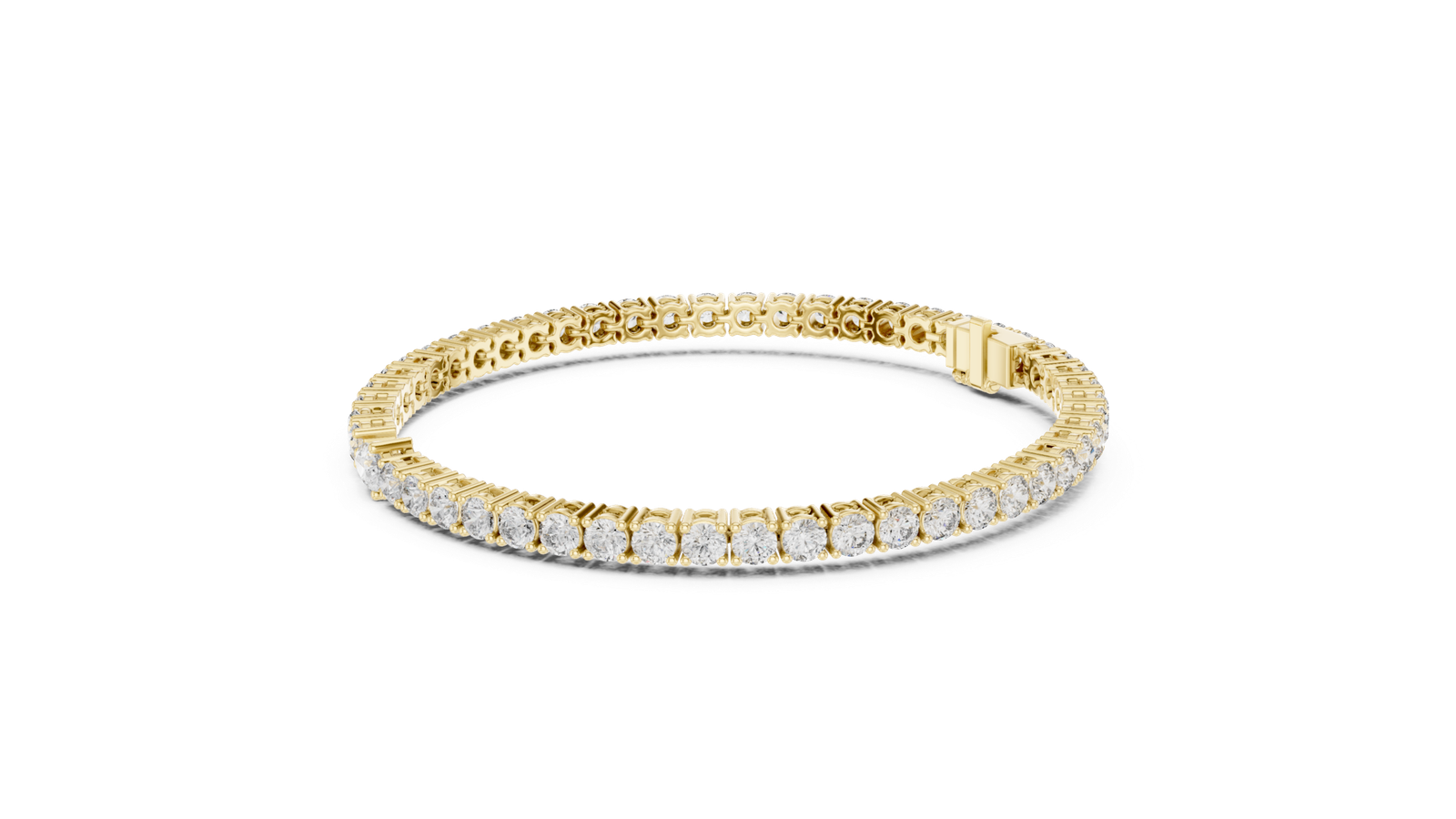 Radiance Pear Centre Round Diamond Tennis Bracelet