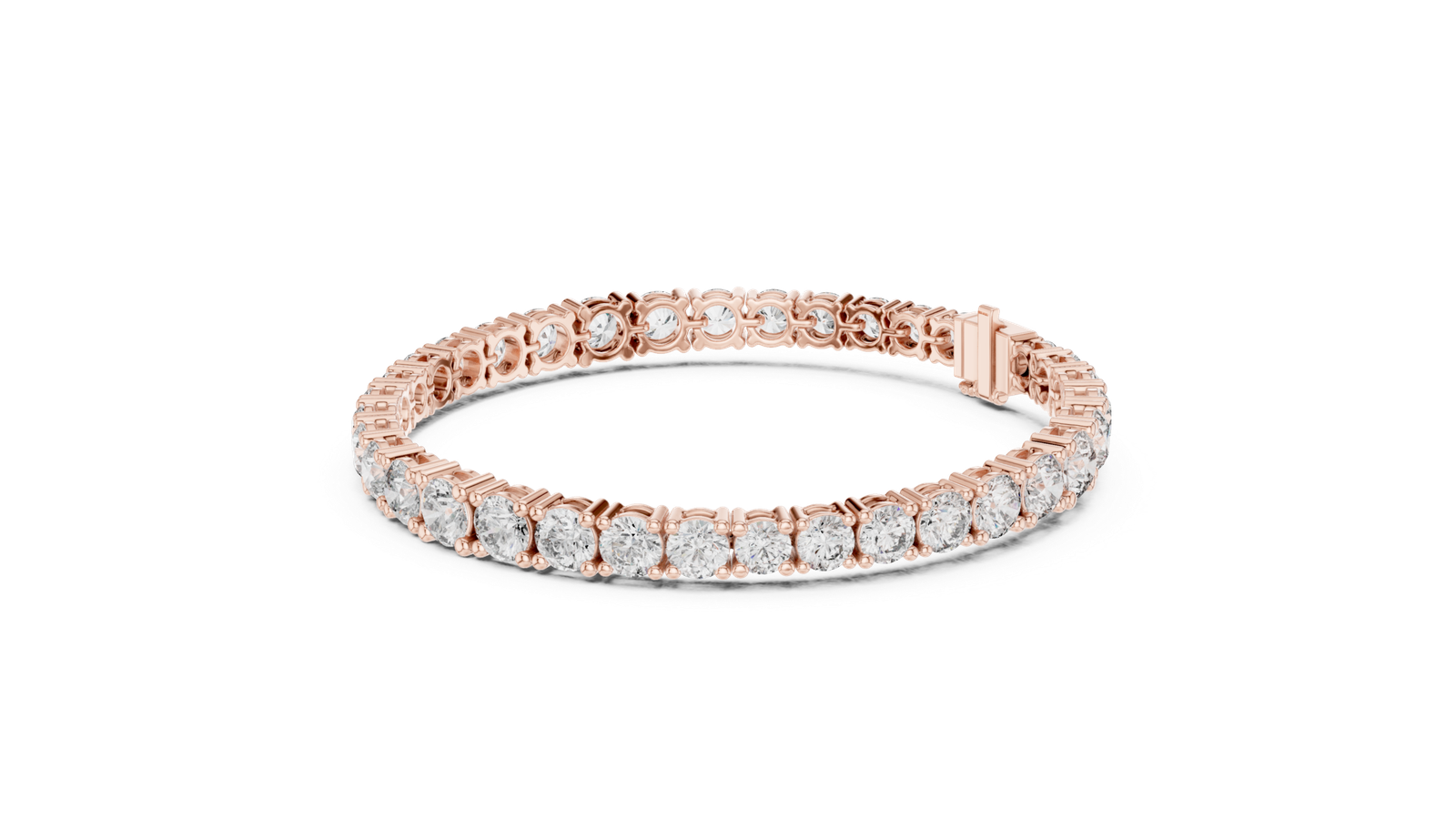 Regalia Graduated Round Diamond Tennis Bracelet