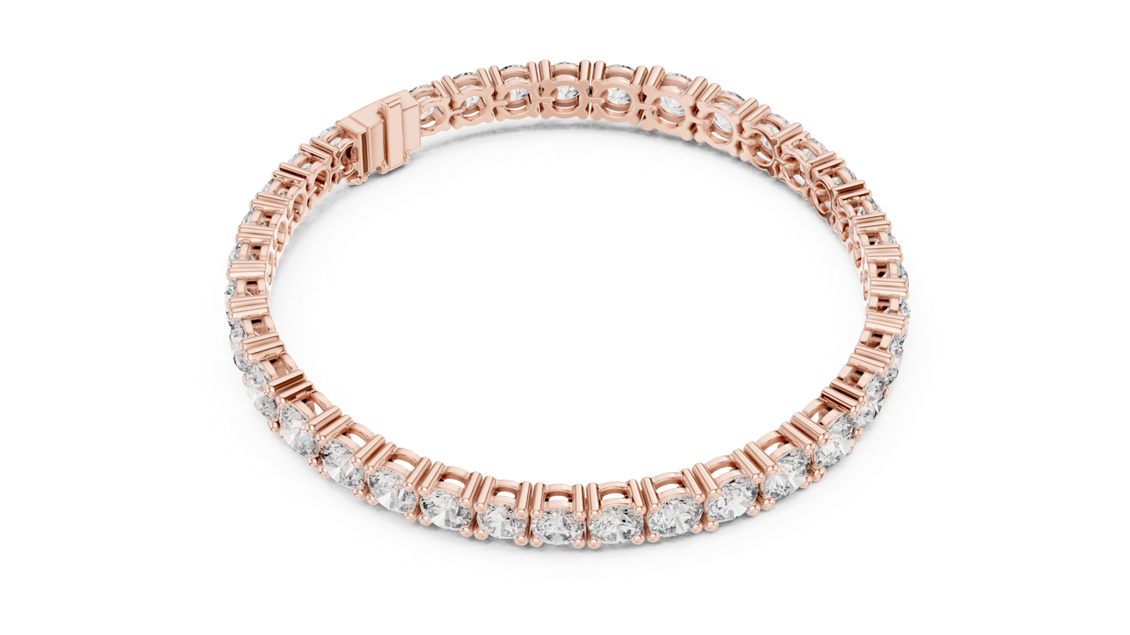 Regalia Graduated Round Diamond Tennis Bracelet
