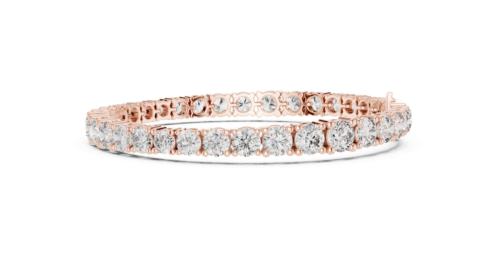 Regalia Graduated Round Diamond Tennis Bracelet