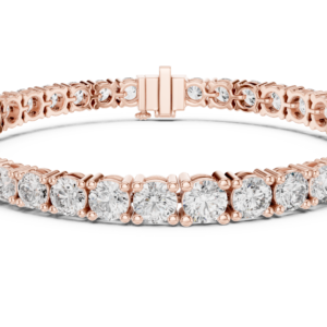 Regalia Graduated Round Diamond Tennis Bracelet