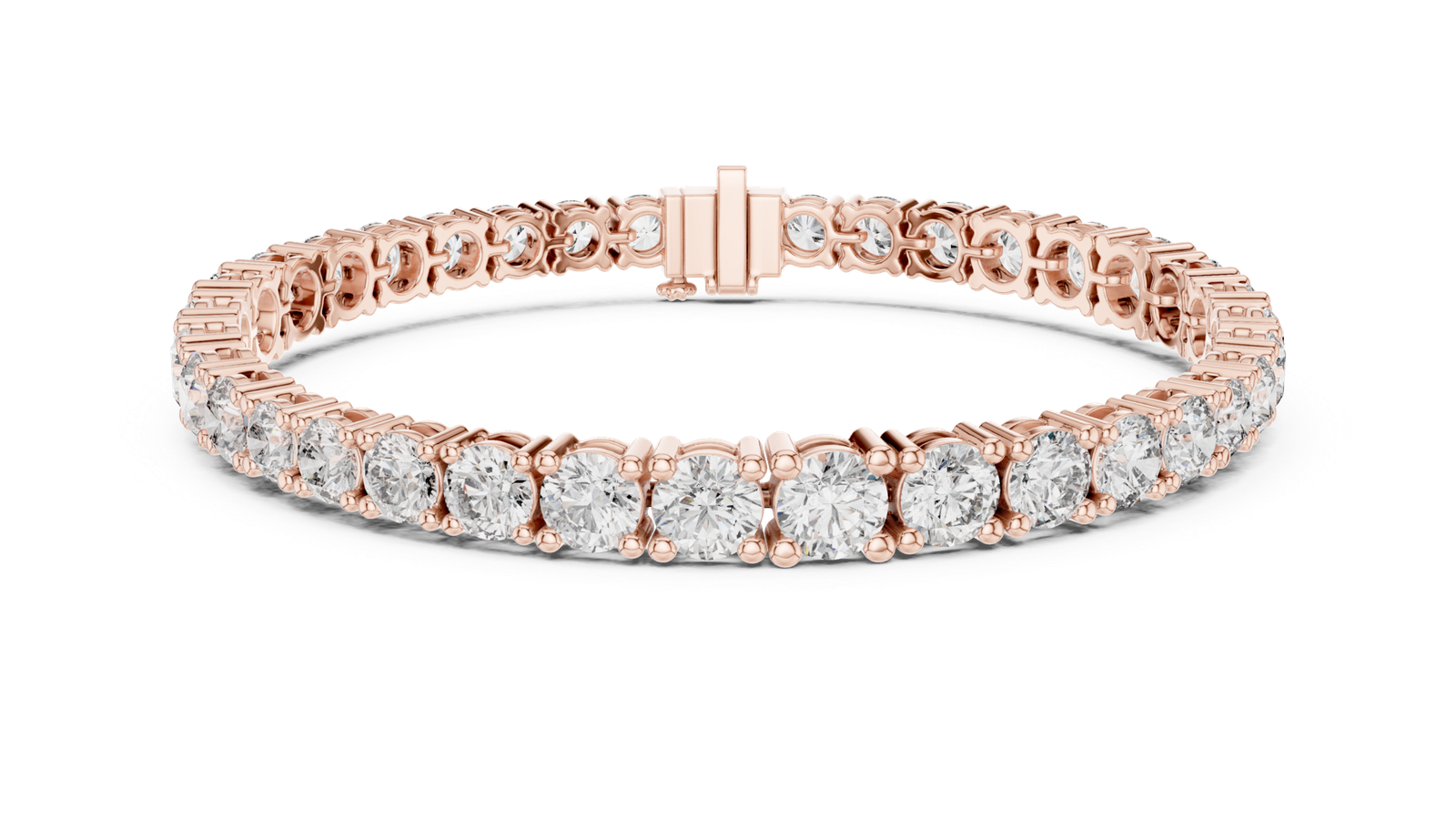 Regalia Graduated Round Diamond Tennis Bracelet