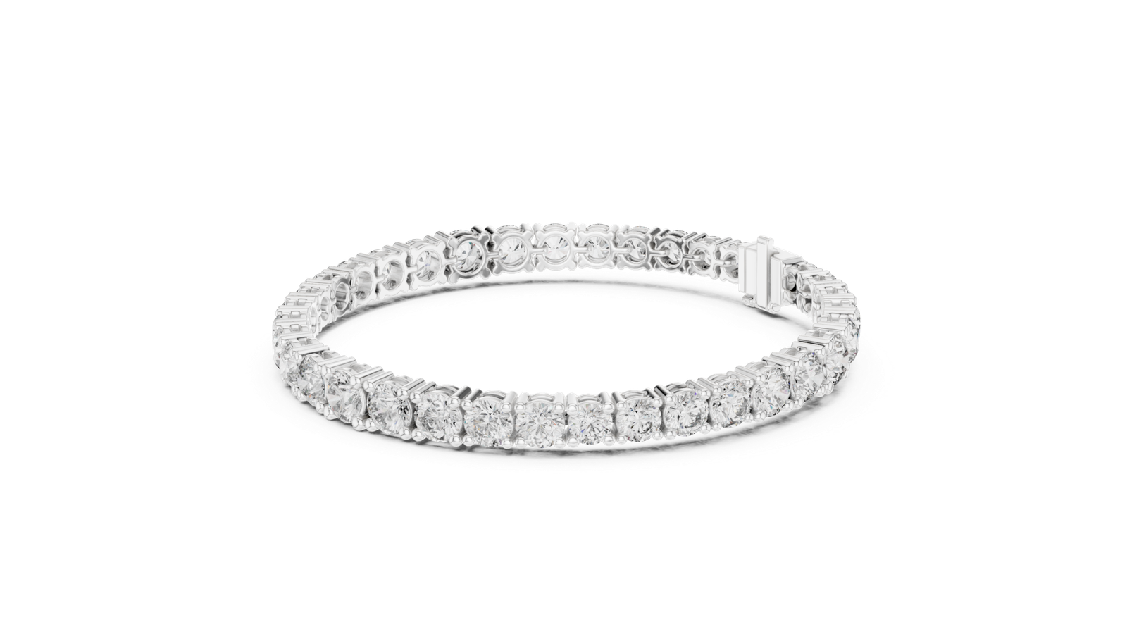 Regalia Graduated Round Diamond Tennis Bracelet
